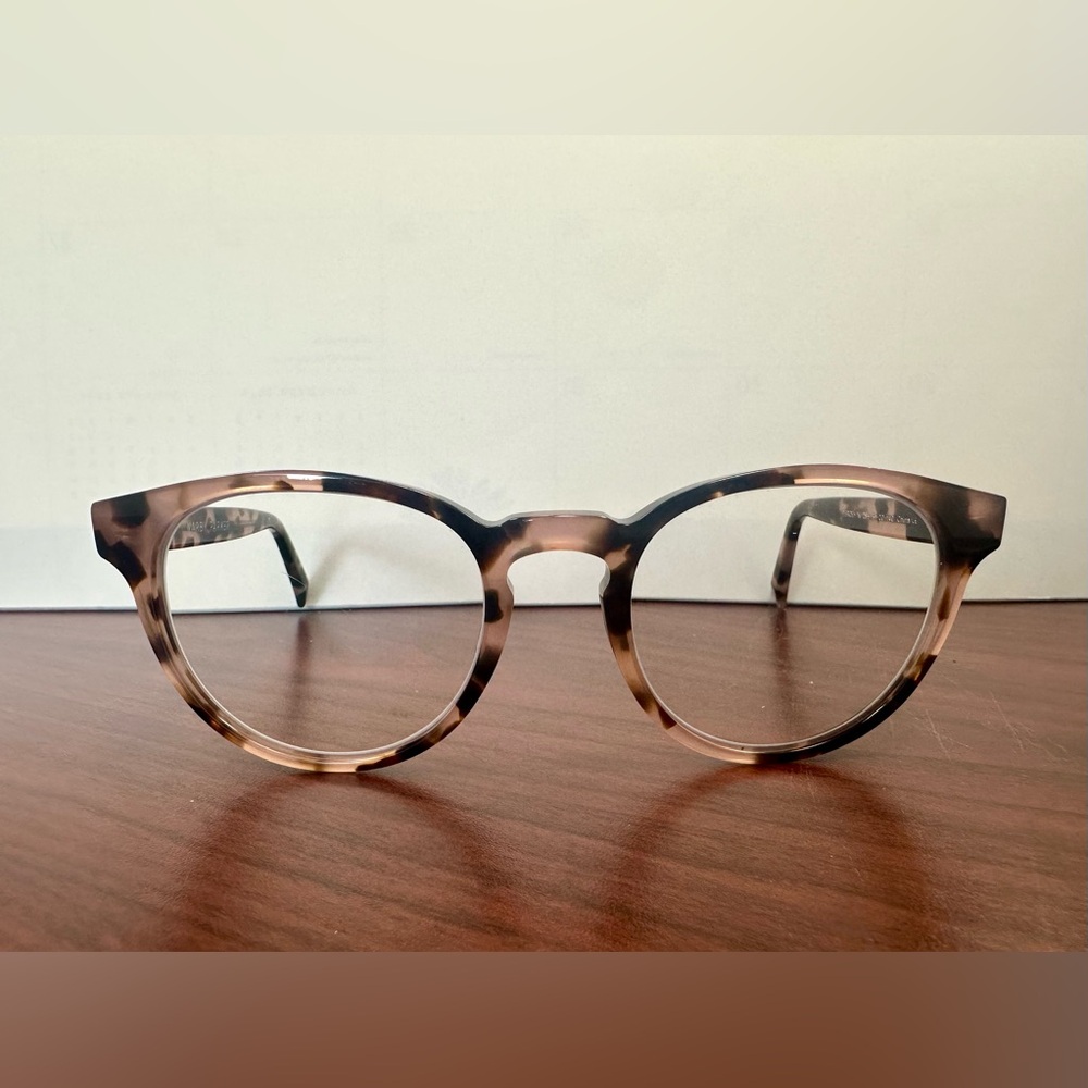 Warby Parker Percy Pink Tortoise Glasses